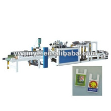 High-speed Double-channels Heat-sealing Heat-cutting Product-Line Plastic Film Bag-making Machine